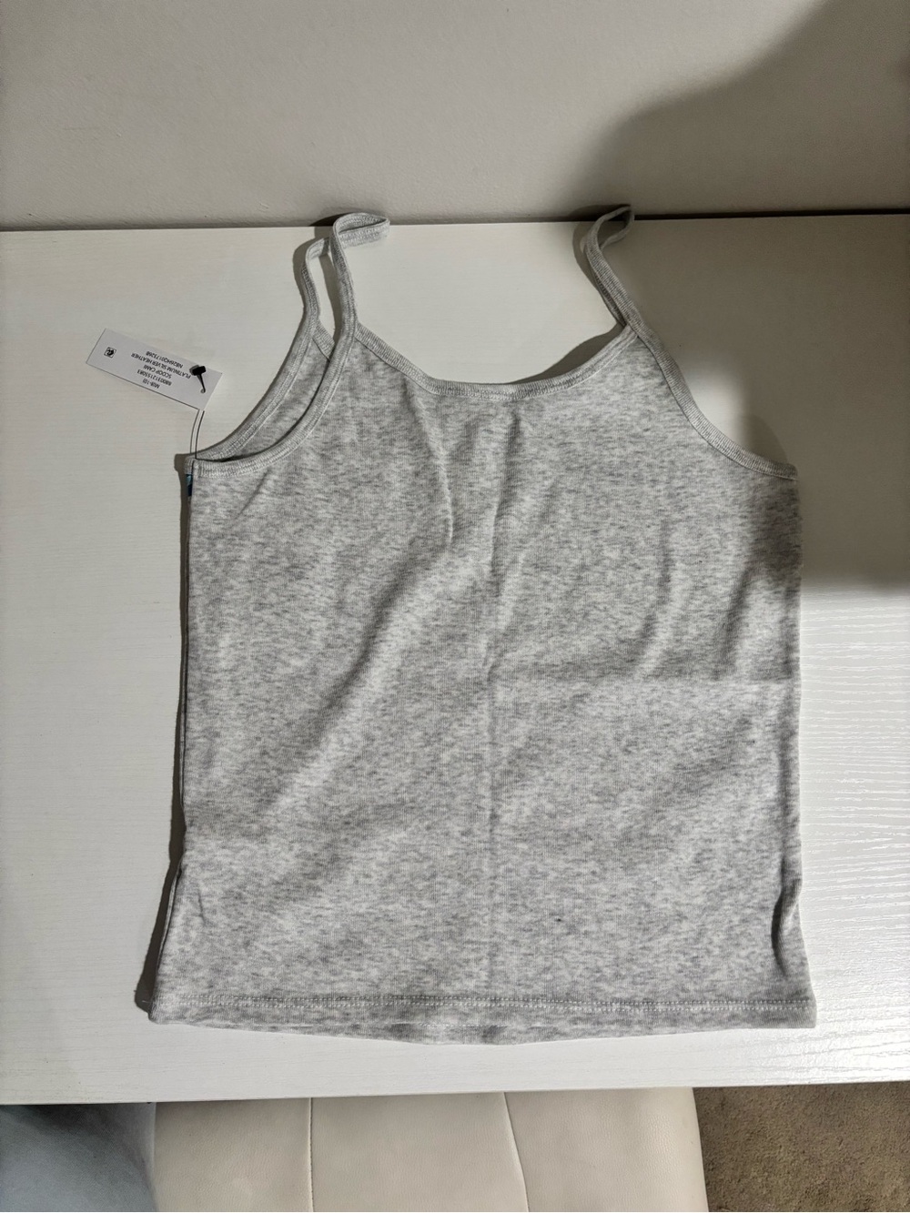 Everyday Heather Gray Cotton Cami - Unbranded
